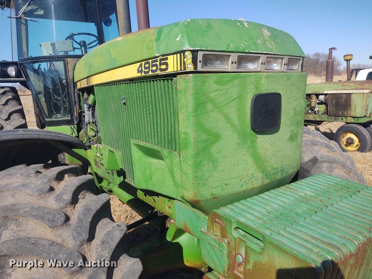 image for item FY9968 1990 John Deere 4955  MFWD tractor