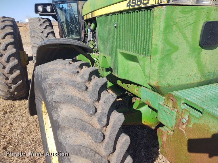 image for item FY9968 1990 John Deere 4955  MFWD tractor