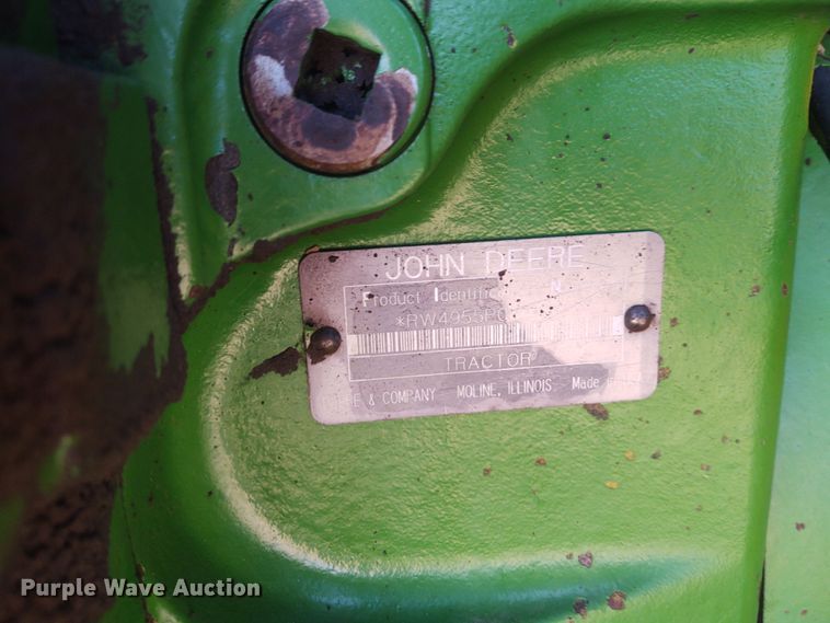 image for item FY9968 1990 John Deere 4955  MFWD tractor