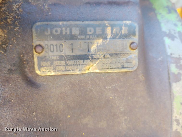 image for item FY9969 John Deere 3010  tractor