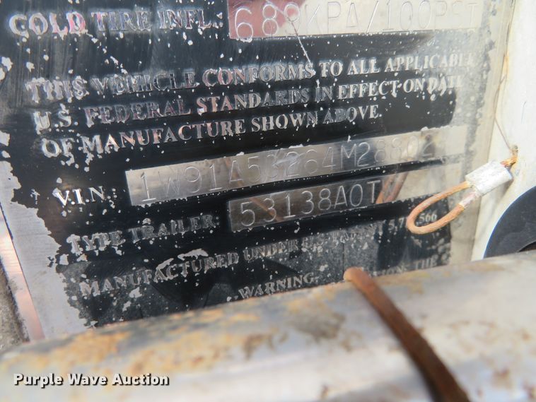 image for item DH0715 2004 Wilkens 53138A0T  walking floor trailer