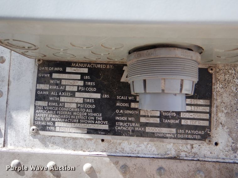 image for item DJ0384 1986 Dorsey Lite Guard  cold storage unit