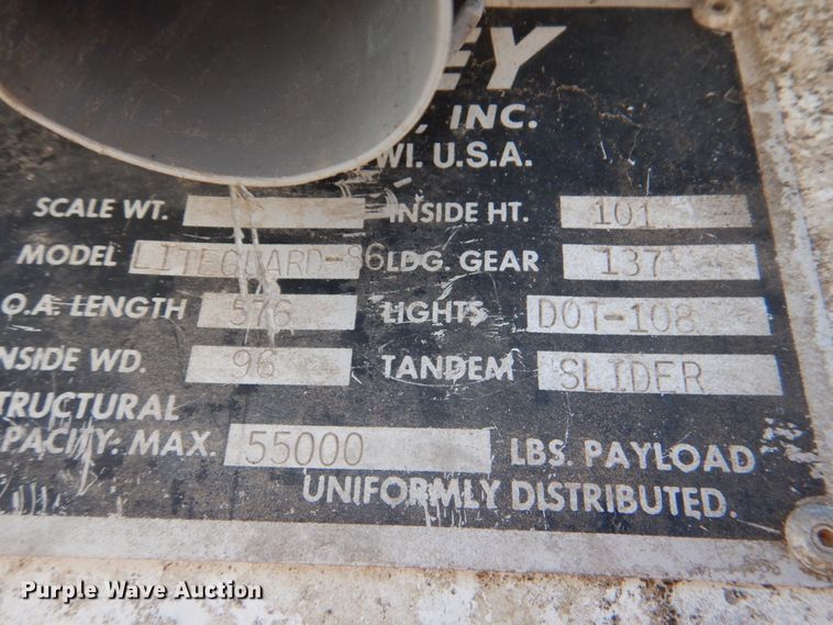 image for item DJ0384 1986 Dorsey Lite Guard  cold storage unit