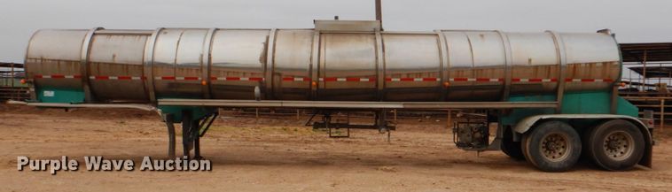 image for item DJ0764 1991 Brenner SS Transport  tank trailer