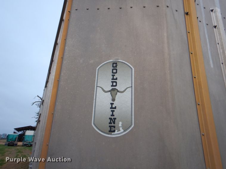 image for item DJ0767 2003 Merritt Gold Line  livestock trailer