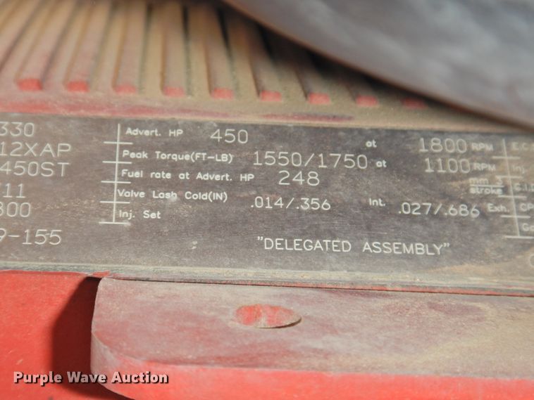 image for item DJ8327 2012 Freightliner Cascadia 125  semi truck