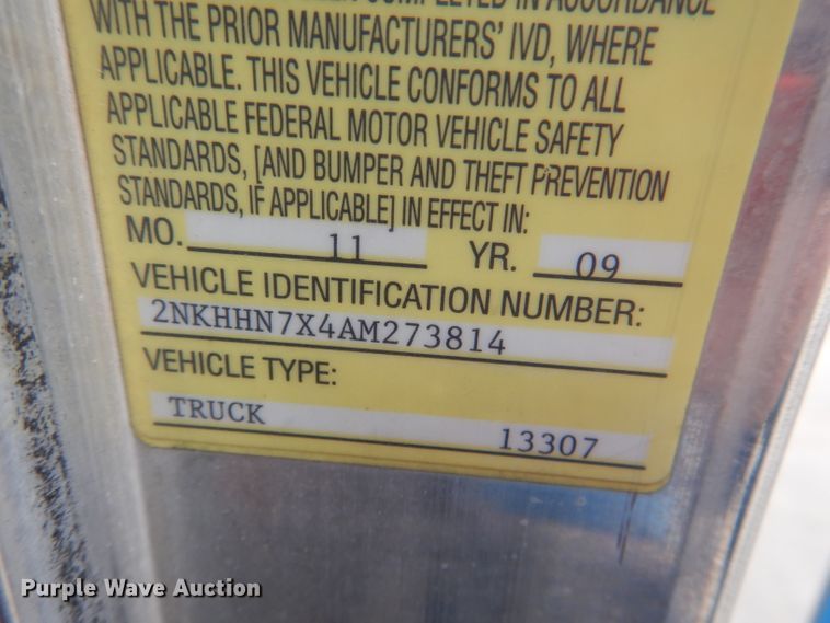 image for item DL2189 2010 Kenworth T370  box truck