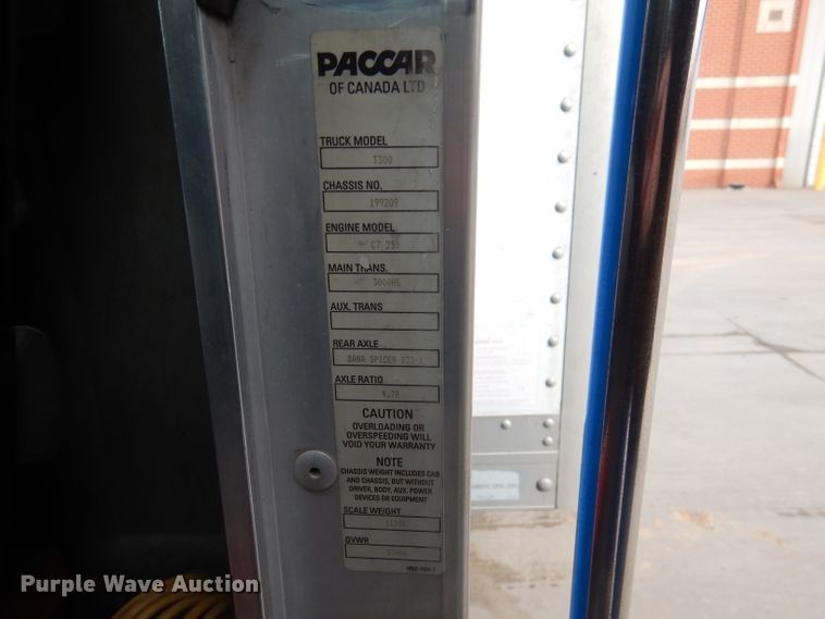 image for item DL2190 2007 Kenworth T300  box truck