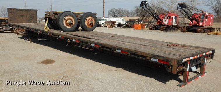 image for item DL4779 1990 Transcraft TI100K-48X102  flatbed trailer