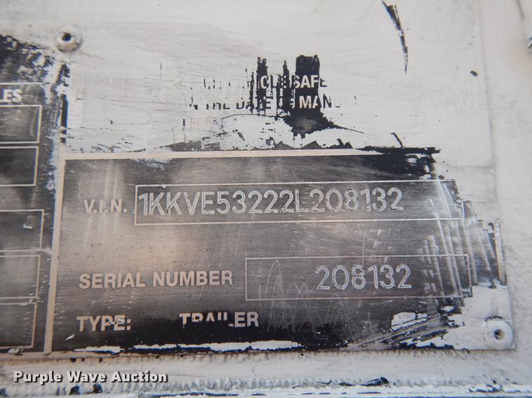 image for item DM2829 2002 Kentucky moving van trailer