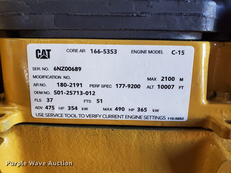 image for item EY9724 Caterpillar C15  engine