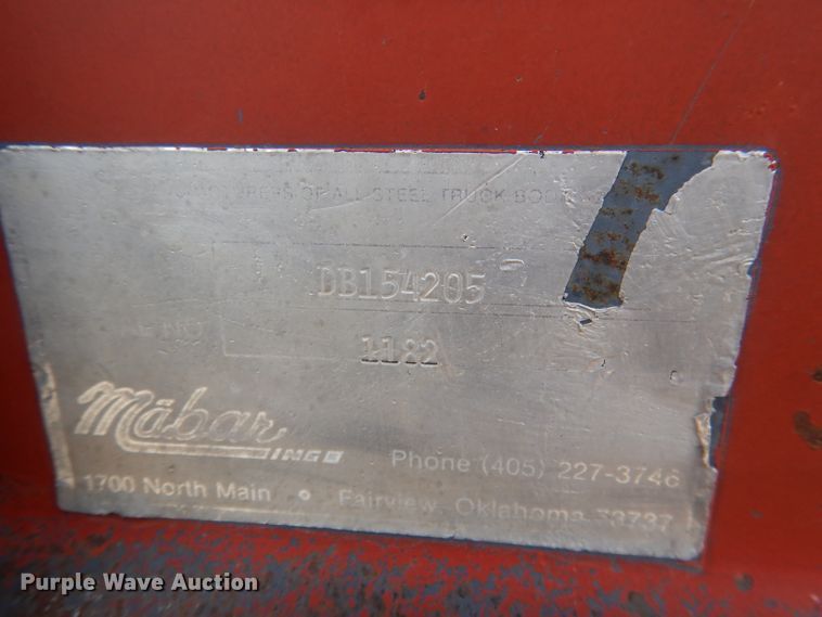 image for item FA9491 Mabar DB154205 dump bed