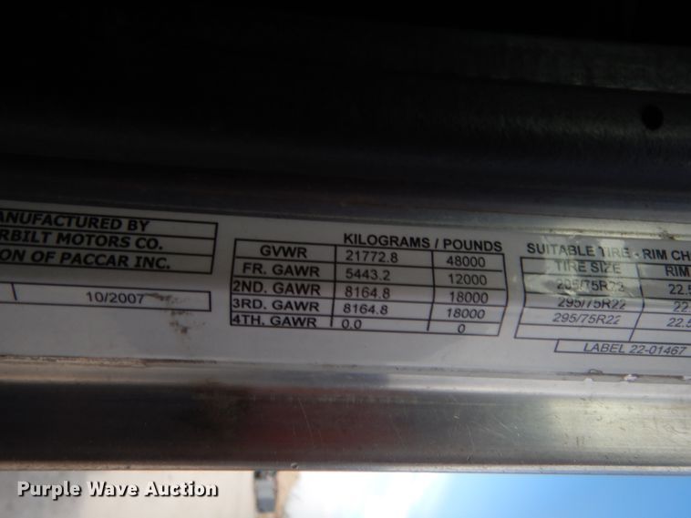 image for item HG9972 2008 Peterbilt 384  semi truck