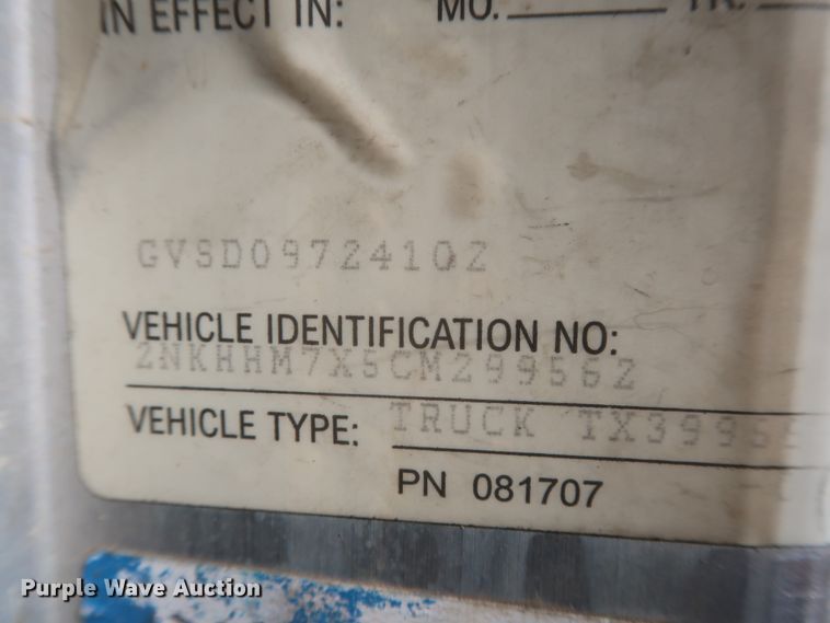 image for item HK9713 2012 Kenworth T370  box truck