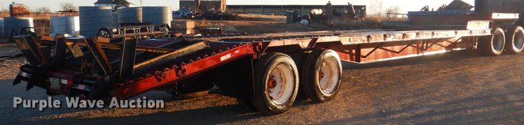 image for item HW9800 2001 Viking VDRR53100 drop deck equipment trailer