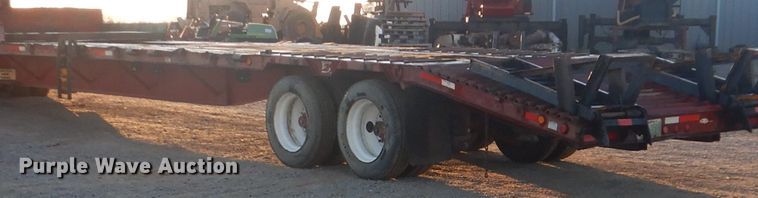 image for item HW9800 2001 Viking VDRR53100 drop deck equipment trailer