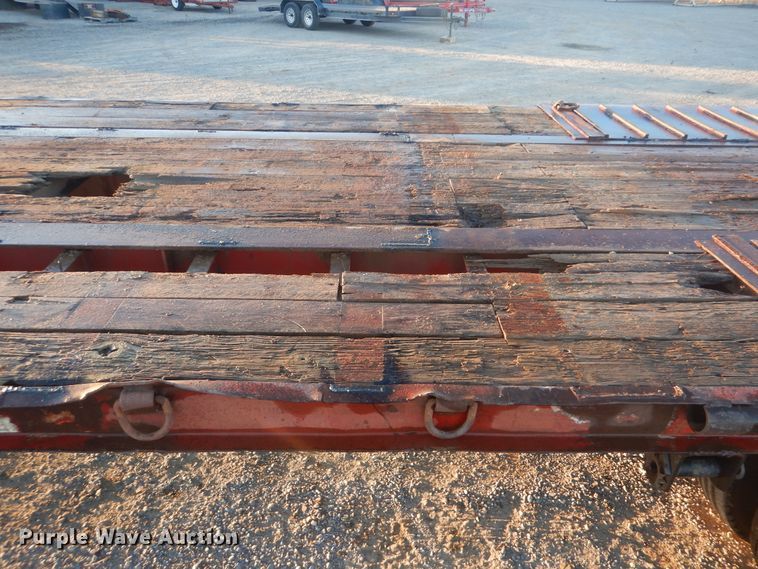 image for item HW9800 2001 Viking VDRR53100 drop deck equipment trailer