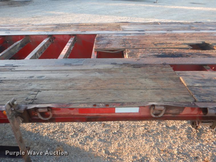 image for item HW9800 2001 Viking VDRR53100 drop deck equipment trailer