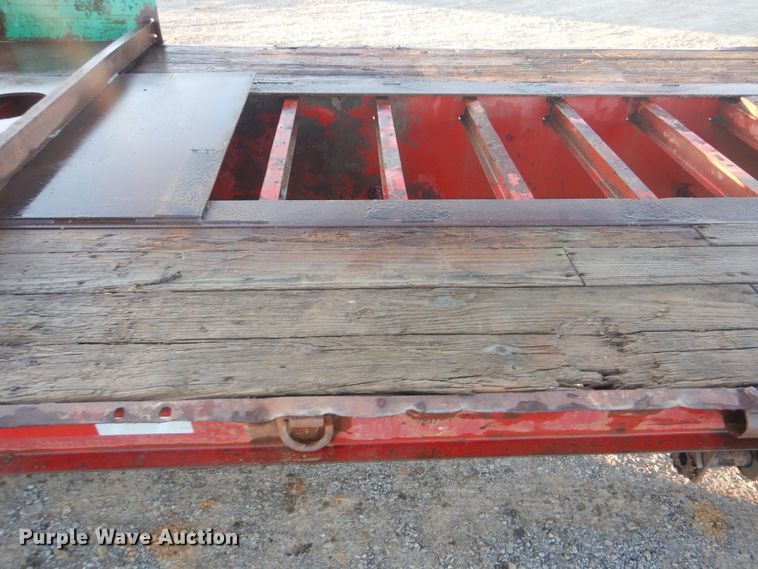 image for item HW9800 2001 Viking VDRR53100 drop deck equipment trailer