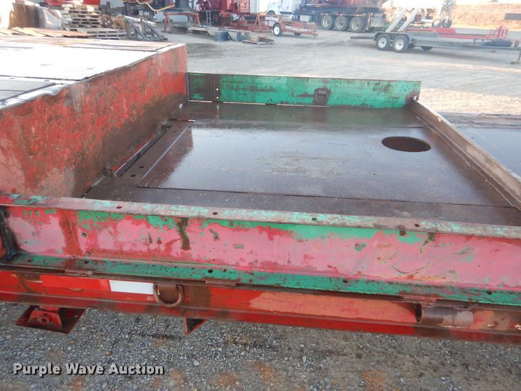 image for item HW9800 2001 Viking VDRR53100 drop deck equipment trailer