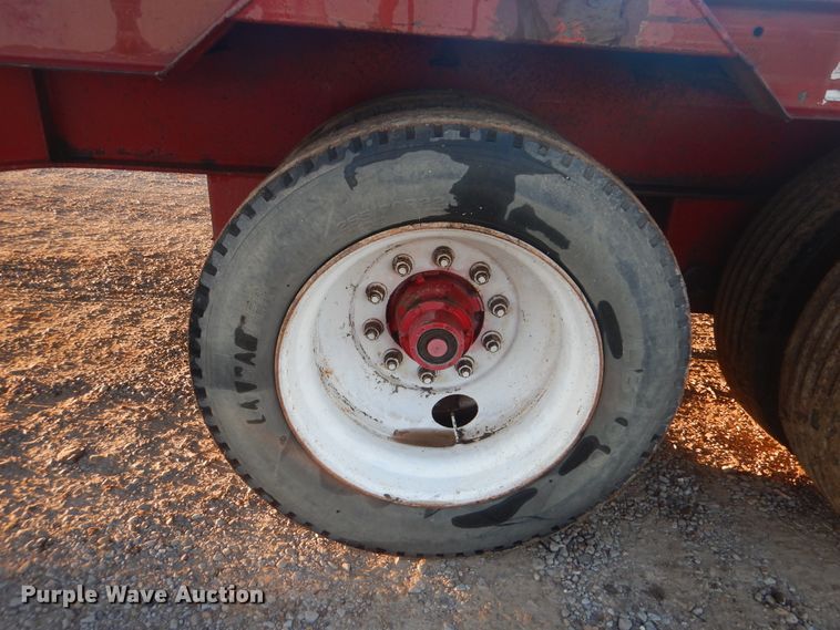 image for item HW9800 2001 Viking VDRR53100 drop deck equipment trailer