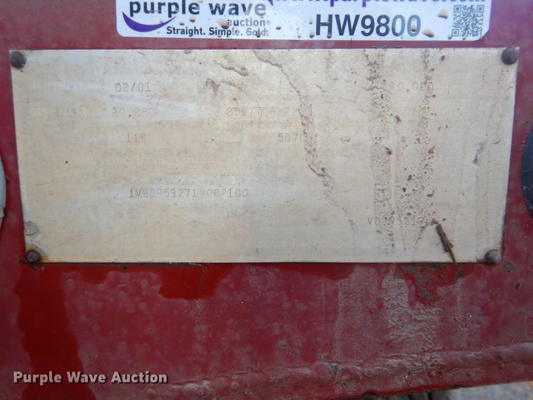 image for item HW9800 2001 Viking VDRR53100 drop deck equipment trailer