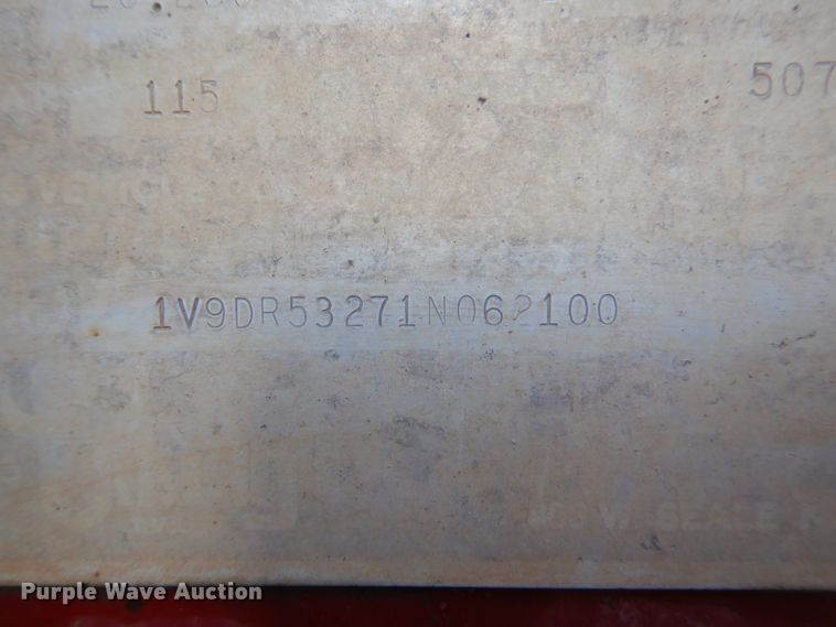 image for item HW9800 2001 Viking VDRR53100 drop deck equipment trailer