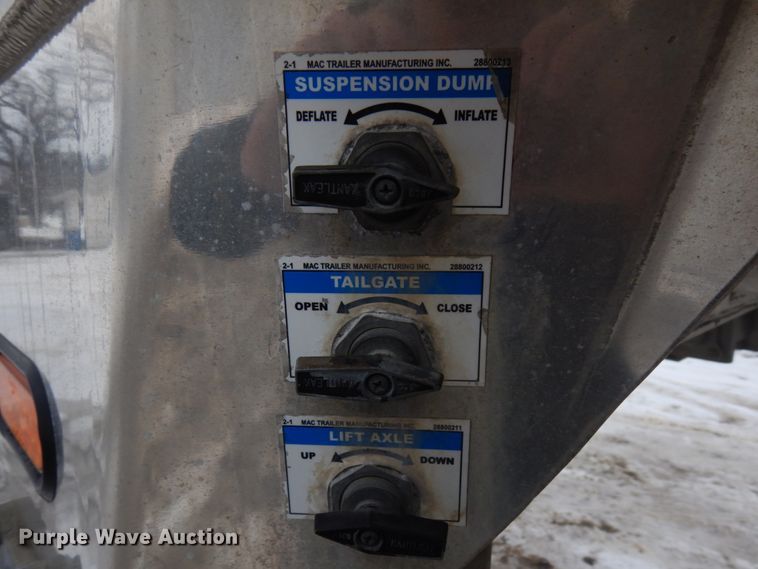 image for item IA9355 2013 Mac Trailers end dump trailer