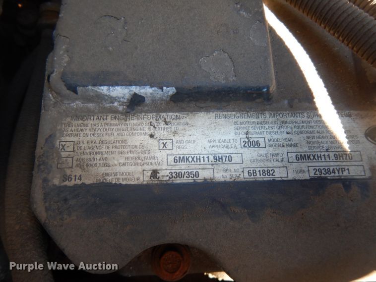 image for item IA9413 2007 Mack CXN612  dump truck