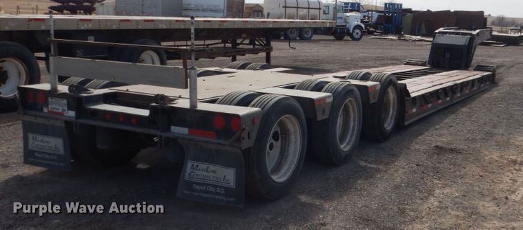 image for item IK9800 2001 Talbert T4DW50SAHRG1-11 lowboy equipment trailer