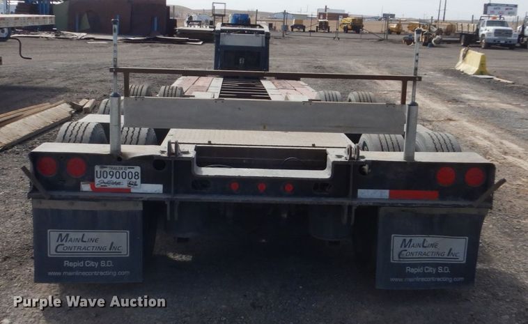 image for item IK9800 2001 Talbert T4DW50SAHRG1-11 lowboy equipment trailer