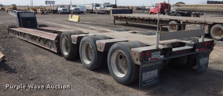 image for item IK9800 2001 Talbert T4DW50SAHRG1-11 lowboy equipment trailer