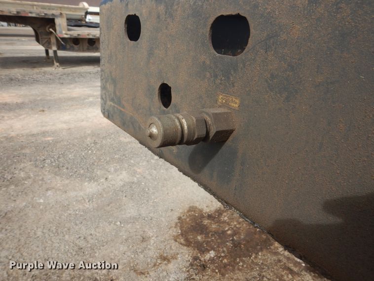 image for item IK9800 2001 Talbert T4DW50SAHRG1-11 lowboy equipment trailer