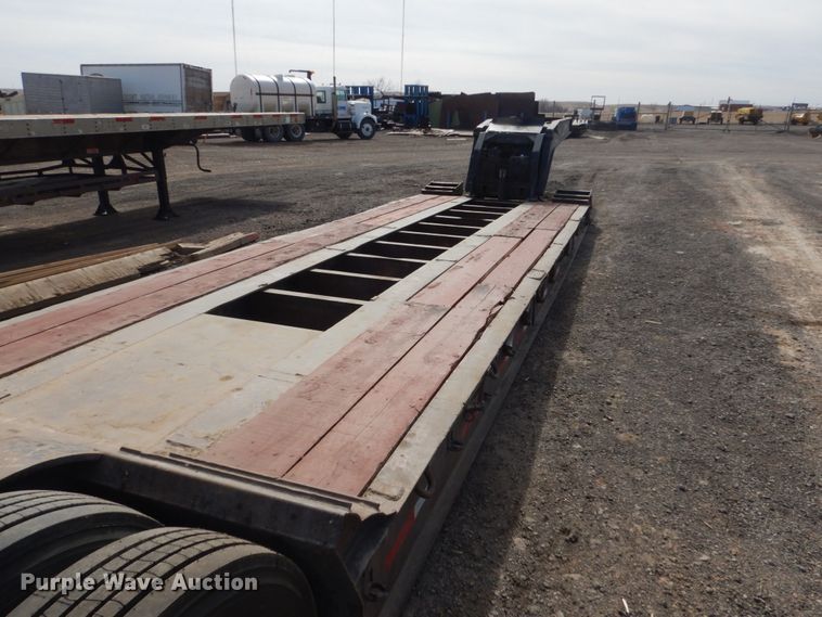 image for item IK9800 2001 Talbert T4DW50SAHRG1-11 lowboy equipment trailer