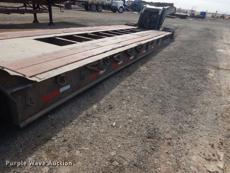 image for item IK9800 2001 Talbert T4DW50SAHRG1-11 lowboy equipment trailer