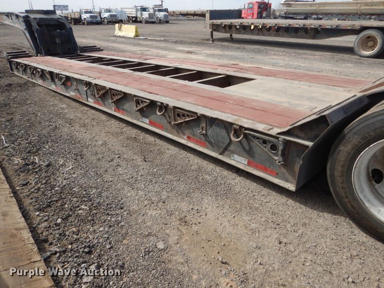 image for item IK9800 2001 Talbert T4DW50SAHRG1-11 lowboy equipment trailer