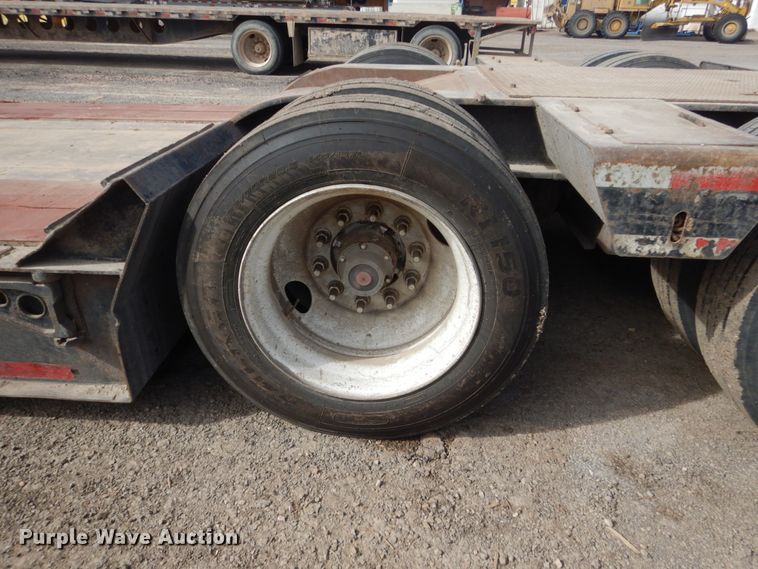 image for item IK9800 2001 Talbert T4DW50SAHRG1-11 lowboy equipment trailer