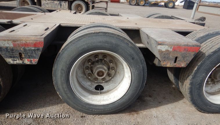 image for item IK9800 2001 Talbert T4DW50SAHRG1-11 lowboy equipment trailer