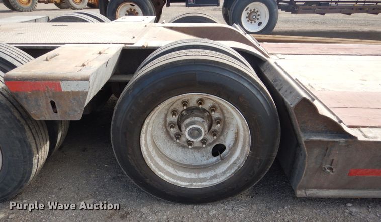 image for item IK9800 2001 Talbert T4DW50SAHRG1-11 lowboy equipment trailer