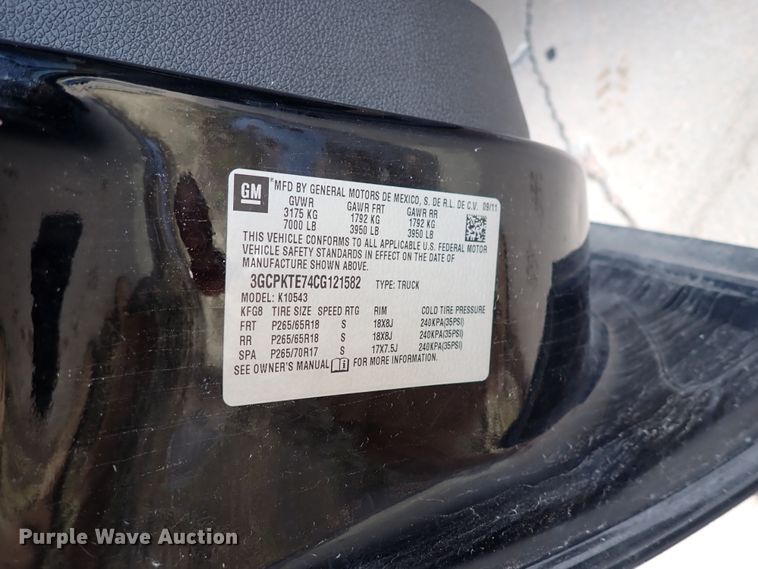 image for item DJ0230 2012 Chevrolet Silverado 1500  Crew Cab pickup truck