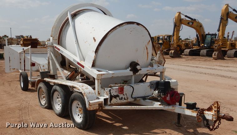 image for item DJ1033 Wright 3 yard trailer mounted cement mixer