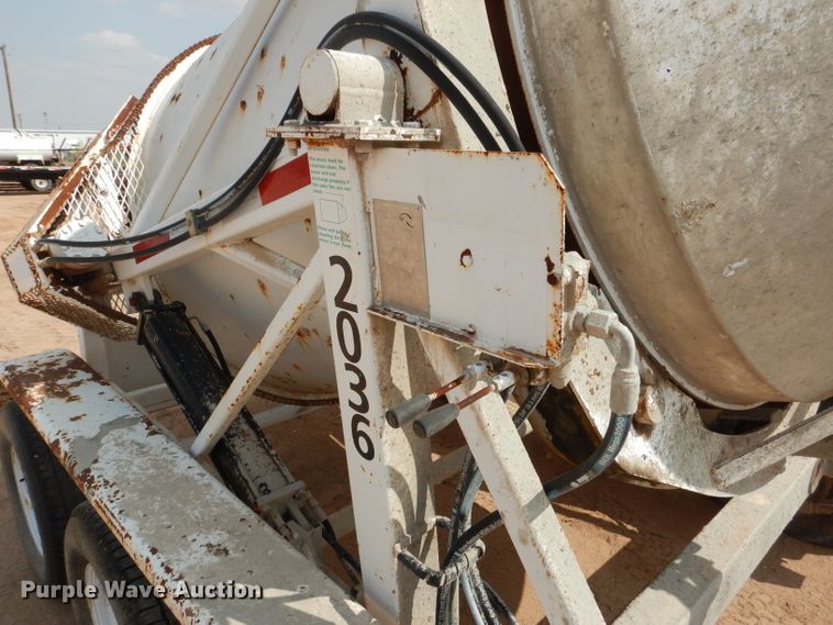 image for item DJ1033 Wright 3 yard trailer mounted cement mixer