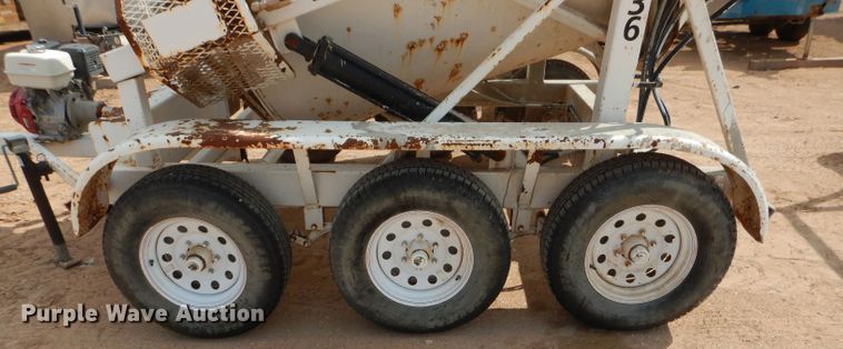image for item DJ1033 Wright 3 yard trailer mounted cement mixer