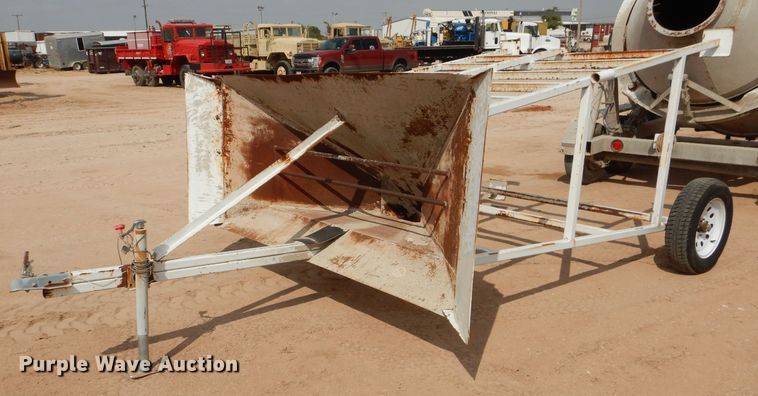 image for item DJ1033 Wright 3 yard trailer mounted cement mixer