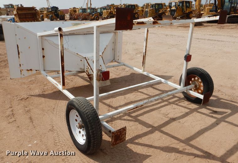 image for item DJ1033 Wright 3 yard trailer mounted cement mixer