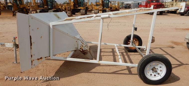 image for item DJ1033 Wright 3 yard trailer mounted cement mixer