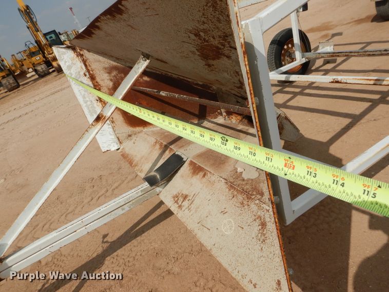 image for item DJ1033 Wright 3 yard trailer mounted cement mixer