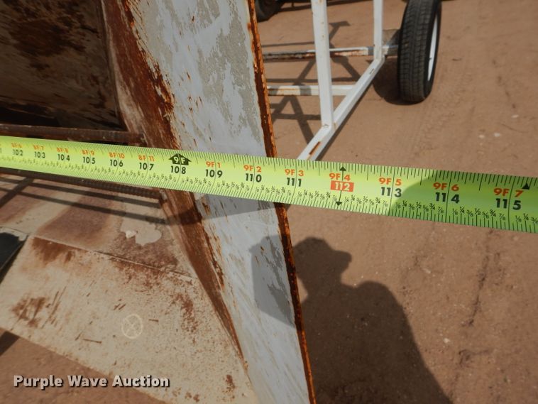 image for item DJ1033 Wright 3 yard trailer mounted cement mixer