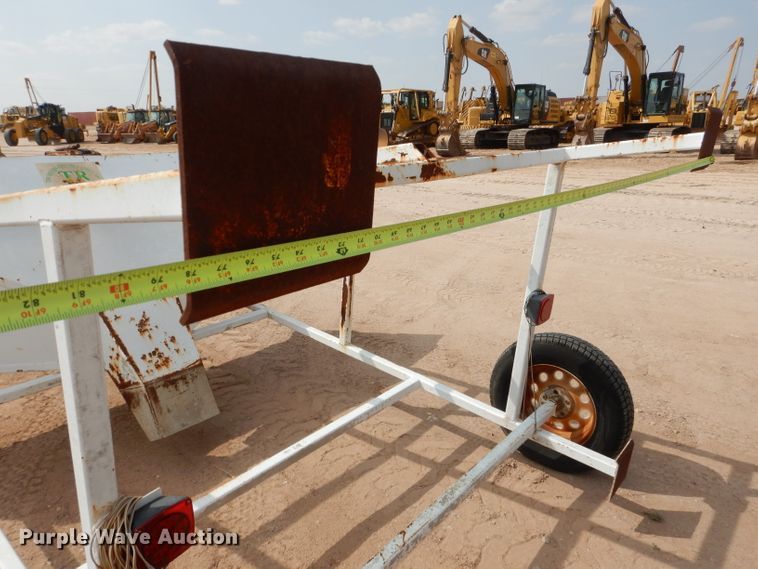 image for item DJ1033 Wright 3 yard trailer mounted cement mixer