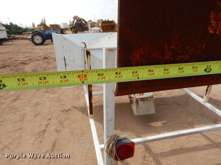 image for item DJ1033 Wright 3 yard trailer mounted cement mixer